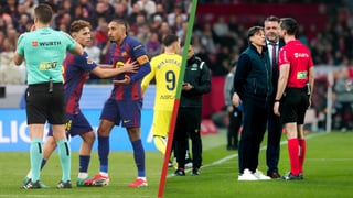 La infinita paciencia del árbitro con Raphinha, agravio para el Sevilla FC tras la dura sanción a Almeyda: "¿Te quieres ir o qué?"