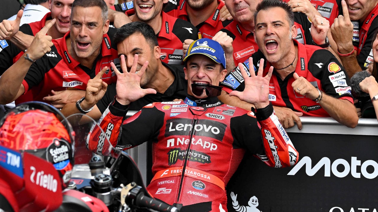 Los números que necesita Marc Márquez para su décima corona mundial y superar a Valentino Rossi