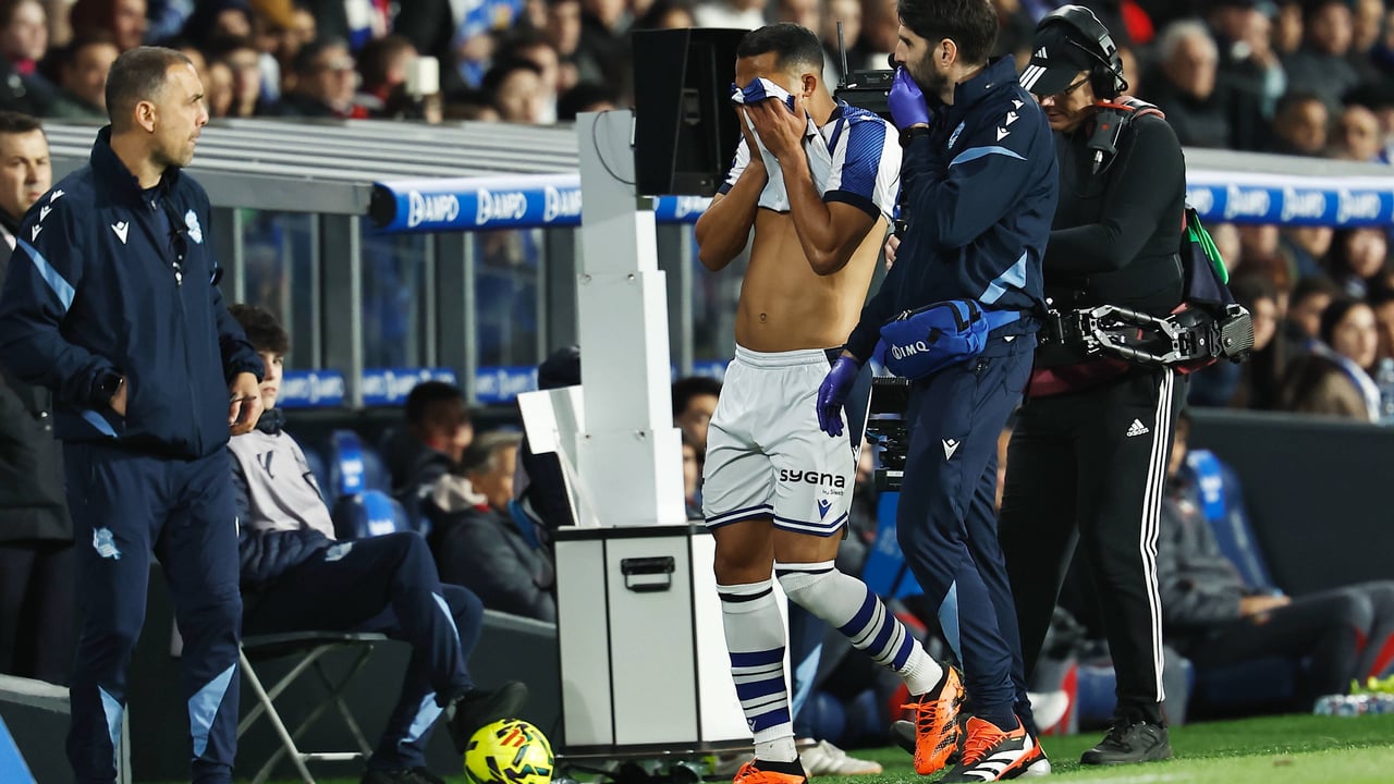 Nueva lesión de Yangel Herrera: el parte médico de la Real Sociedad