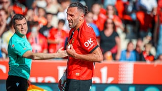 Muriqi, tras dar el gol de la victoria al Mallorca: "Aunque fuera parezco muy feo y duro, también soy humano"