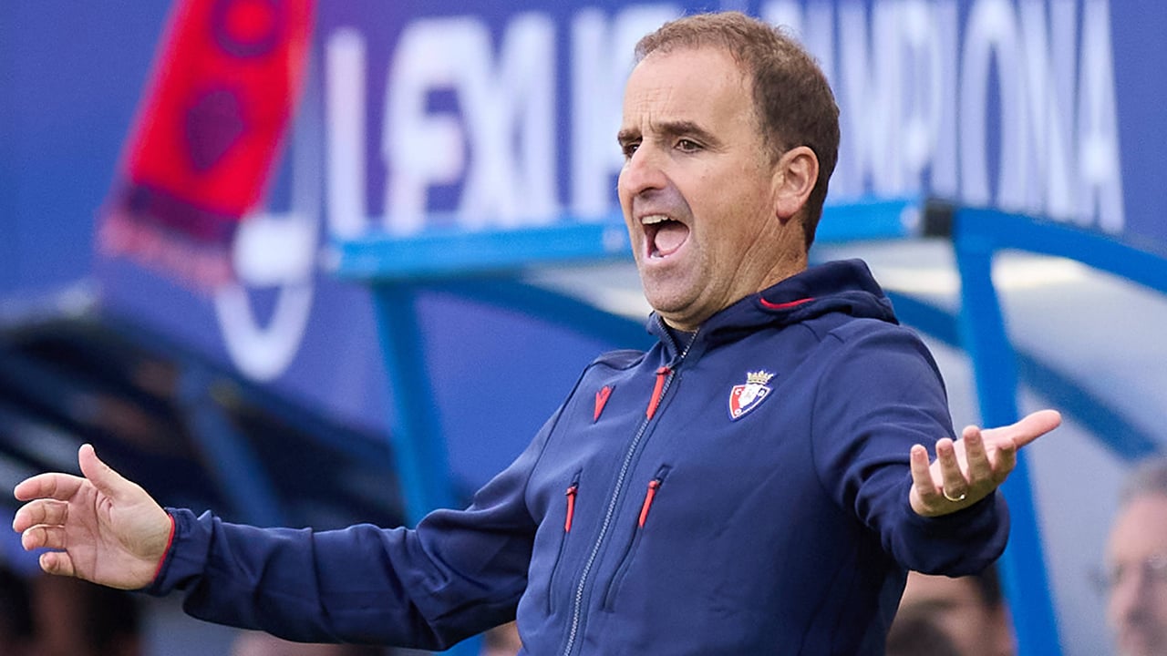 Jagoba Arrasate, que declinó entrenar al Sevilla, reconoce ahora que le "gusta mucho": "Si quitas los partidos contra los grandes, lo están haciendo muy bien"