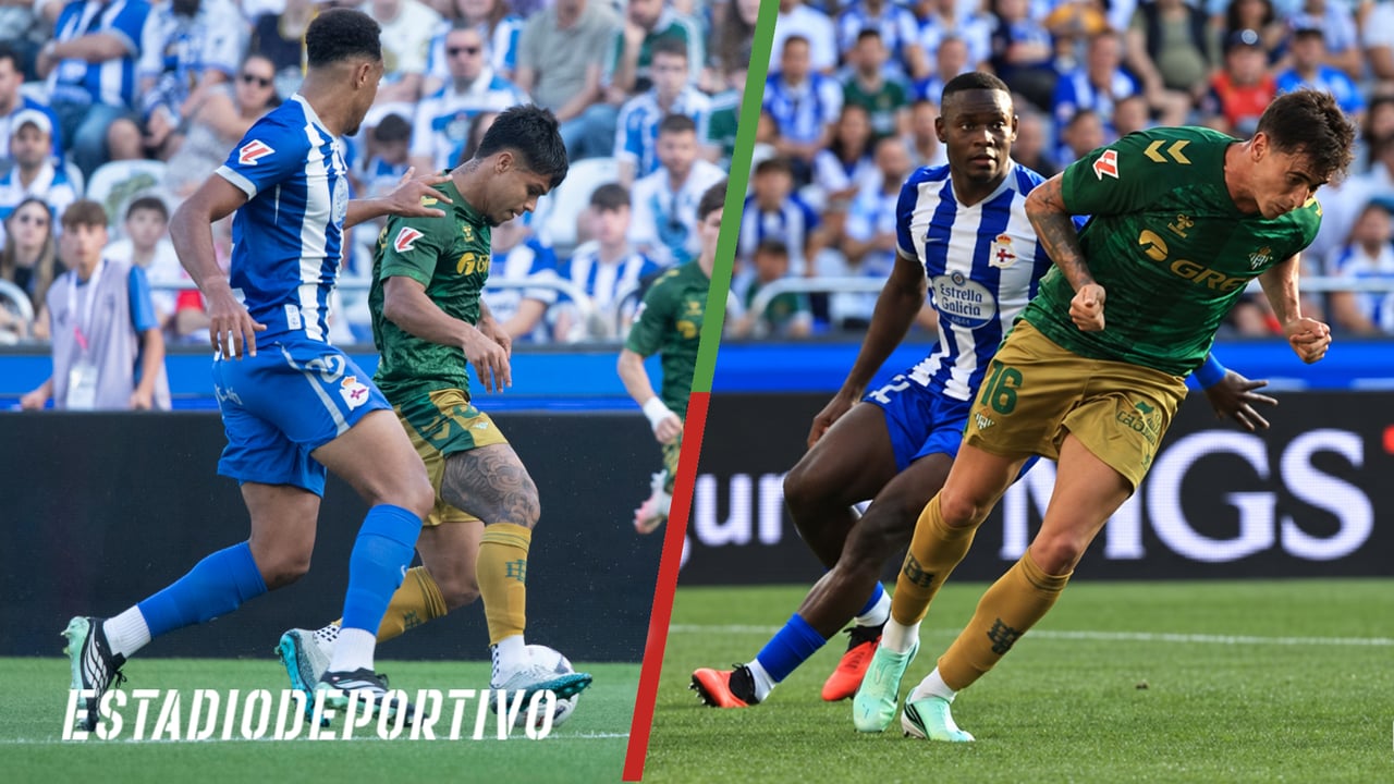 Valentín Gómez y Cucho se marchan con “bronca” de Riazor, aunque dejan una lectura positiva en el Betis: “Un empate, en un campo difícil, nos sabe a poco”