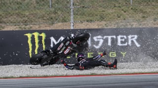 Jorge Martín, tras cuatro caídas en Montmeló, reconoce sufrir dos esguinces y estar magullado, pero manda un aviso para el domingo