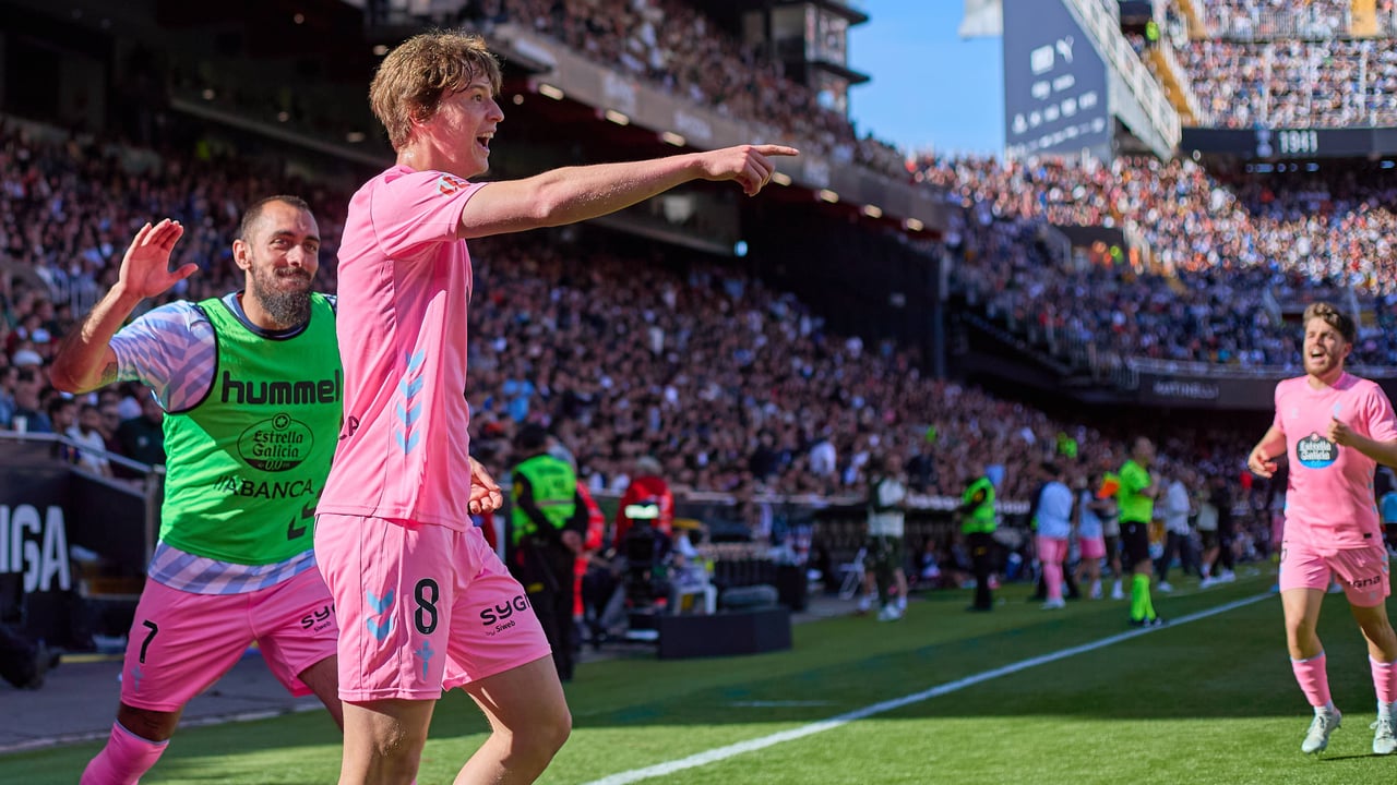Valencia 2-3 Celta de Vigo: Asalto a Mestalla para acechar la Champions