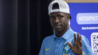 Vinicius aparca el asunto de su renovación con el Real Madrid: "Ahora mismo estoy centrado en la selección"