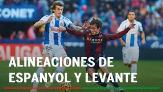 Espanyol - Levante: alineaciones probables, horario y dónde ver en tv el partido de LaLiga EA Sports