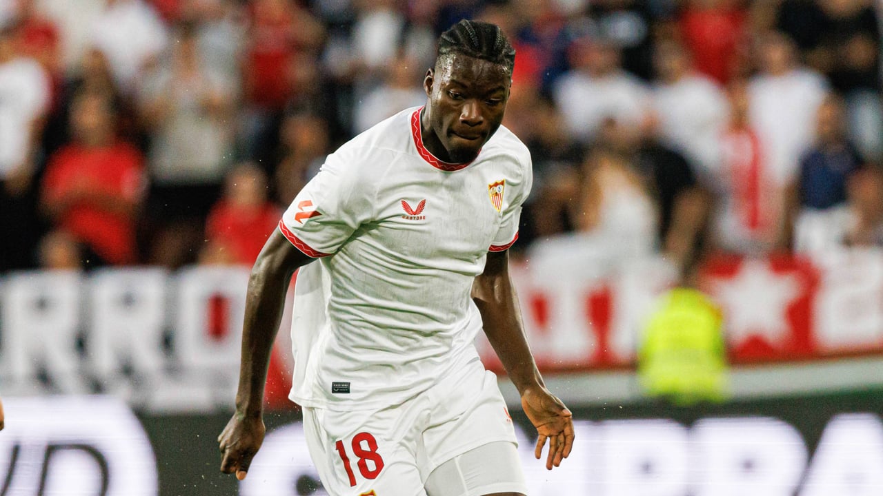 Agoumé lanza una promesa al Sevilla