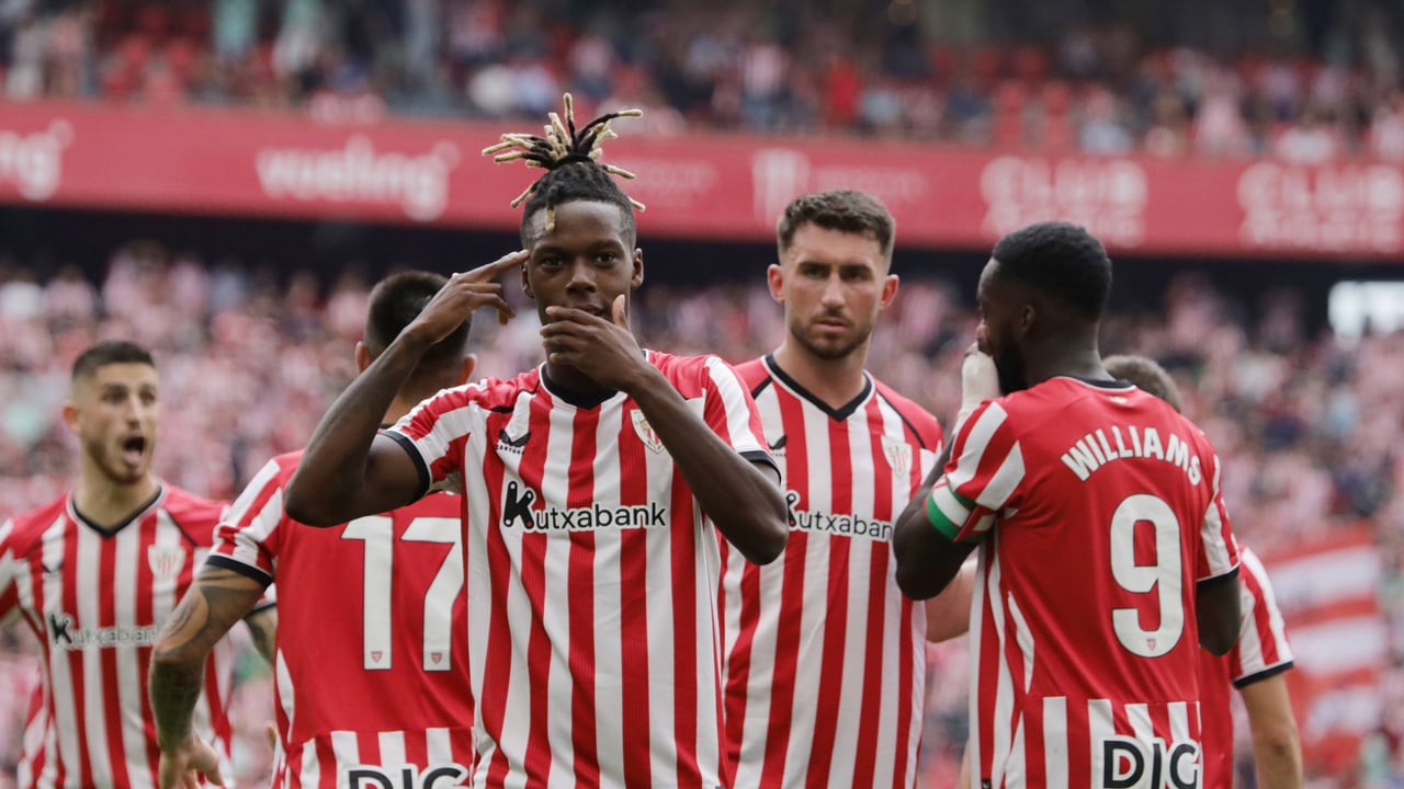Nico Williams se reencuentra con el gol en el Athletic Club: "Quiero hacerlo bien este año"