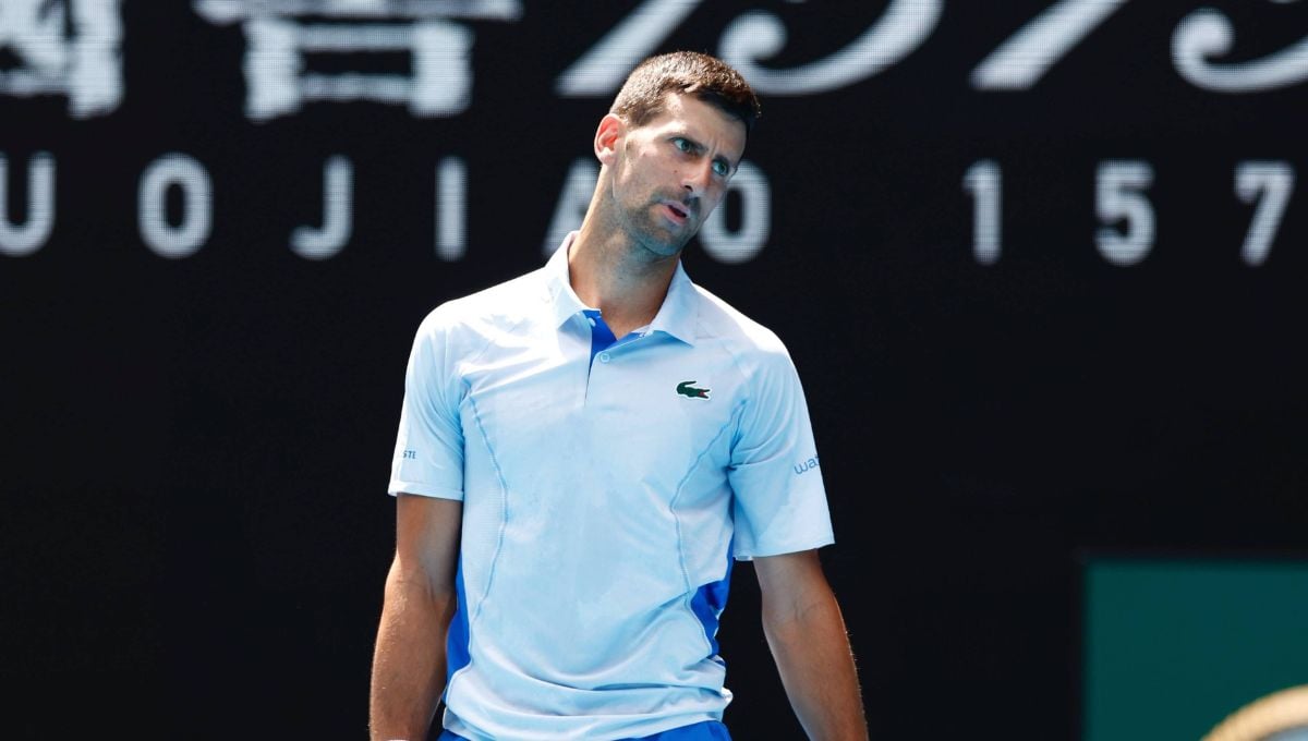 Djokovic la lía en Australia