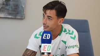 Valentín Gómez: "Estoy feliz en el Betis; queda mucho por delante para mirar otro lado"
