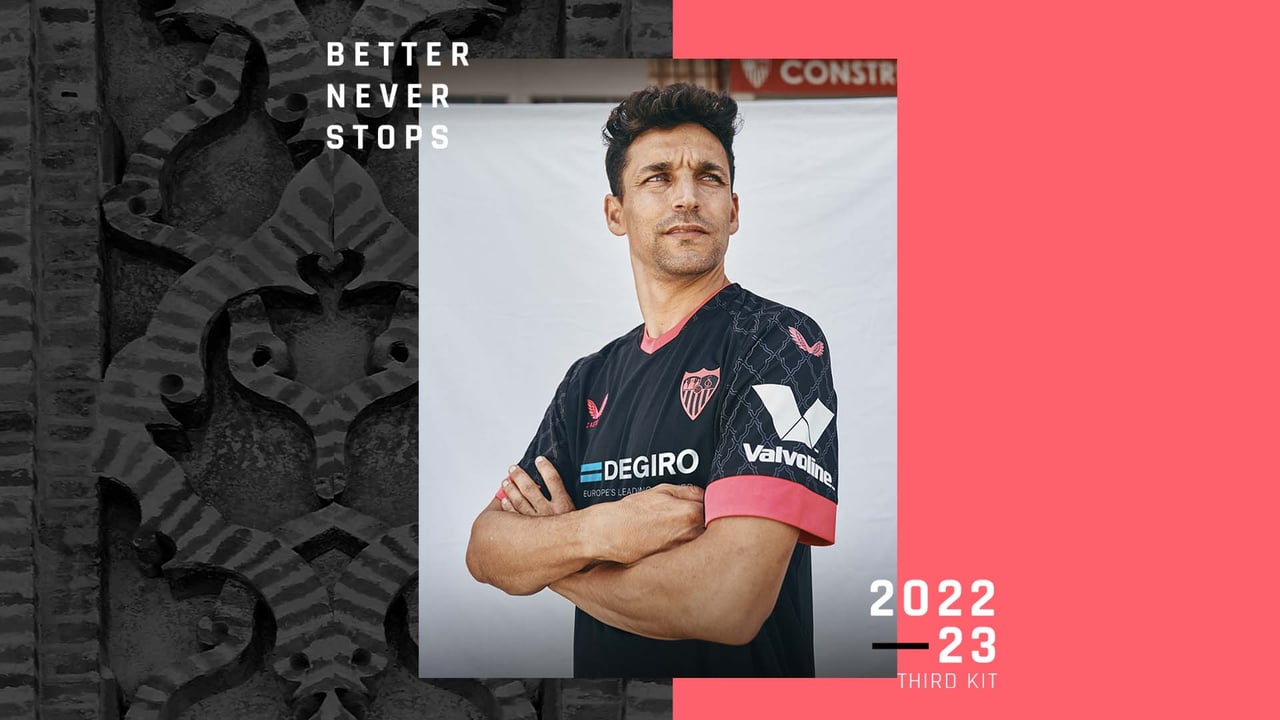 Oficial: La Giralda, muy presente en la tercera camiseta del Sevilla FC