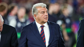 Joan Laporta avisa al Atlético de Madrid: "Seguimos muy interesados en Julián Álvarez"