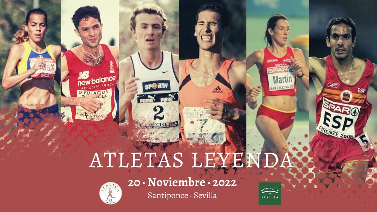 Los “Atletas Leyendas”, la gran novedad de la edición XL del Cross de Itálica