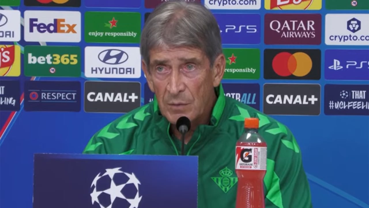 Pellegrini pide calma con Ceballos en el Betis, prioriza LaLiga y 'pasa' del Real Madrid: "Ojalá hagamos una gran Champions, pero puede pasar factura"