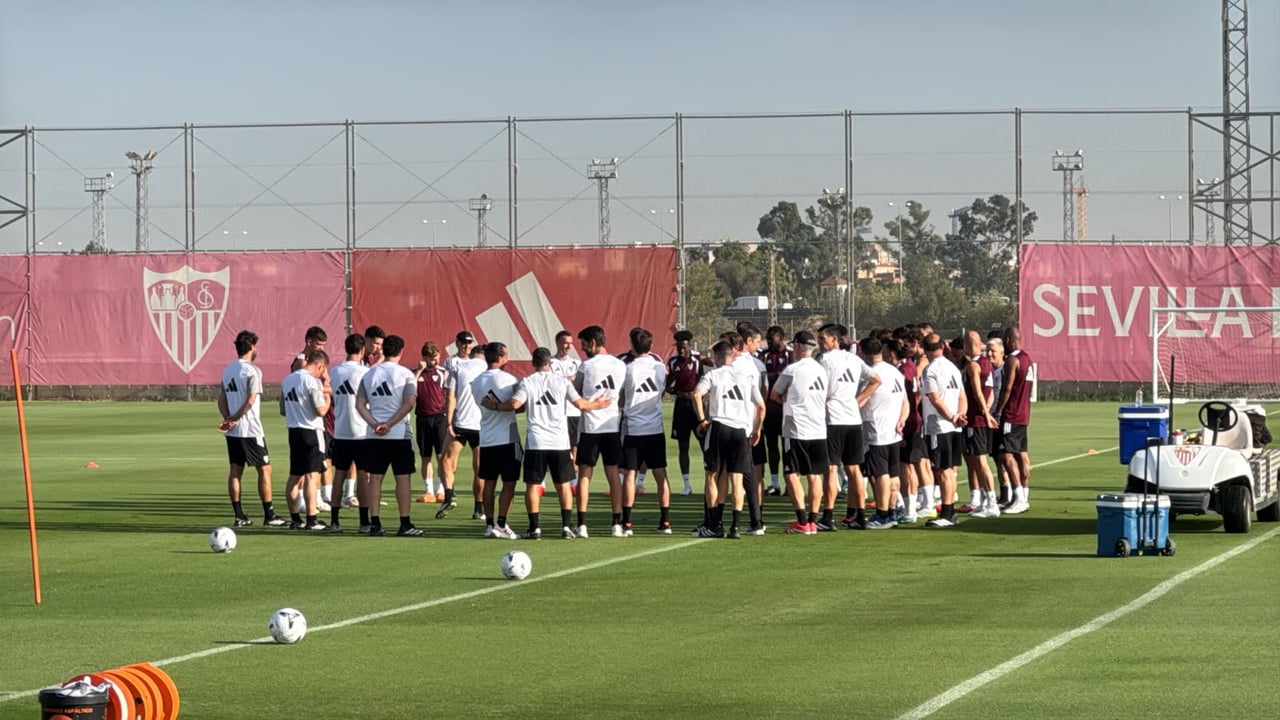 Sangante y Vargas protagonizan una nueva sesión del Sevilla con el Valencia en la mira