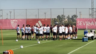 Sangante y Vargas protagonizan una nueva sesión del Sevilla con el Valencia en la mira