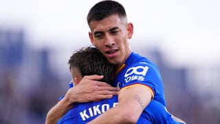 Zaid Romero rebaja la euforia del Getafe con una frase argentina y habla de su futuro en el Coliseum