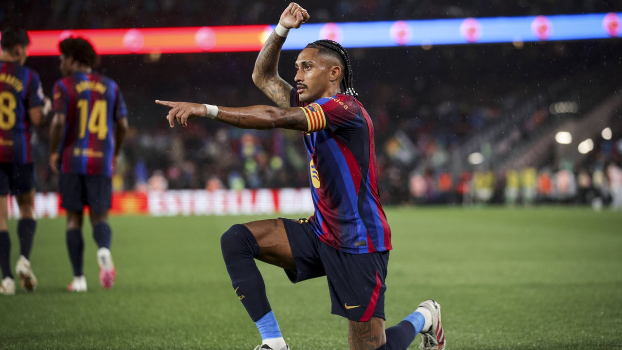 Raphinha tiene claro su futuro en el Barça: "Quiero terminar mi carrera aqui"