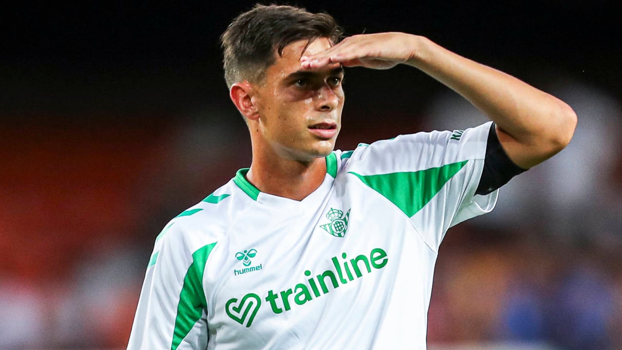 Valentín Gómez se posiciona como alternativa a Fran García en el Betis si Pellegrini cambio de criterio