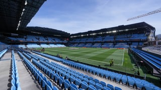 El Celta de Vigo espera tener un césped óptimo en Balaídos en diez días