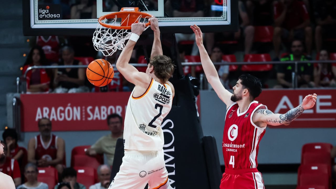 Así queda la clasificación de la Liga ACB tras la victoria de Bilbao Basket y UCAM Murcia en la jornada 33