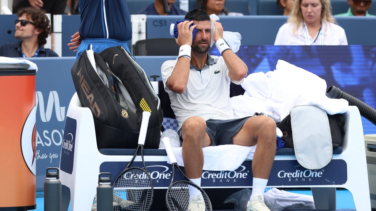 Djokovic deja entrever su retirada en los próximos meses tras admitir problemas físicos con el calor y la humedad