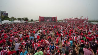 Sevilla se prepara para la invasión colchonera: así será la fan zone del Atlético 