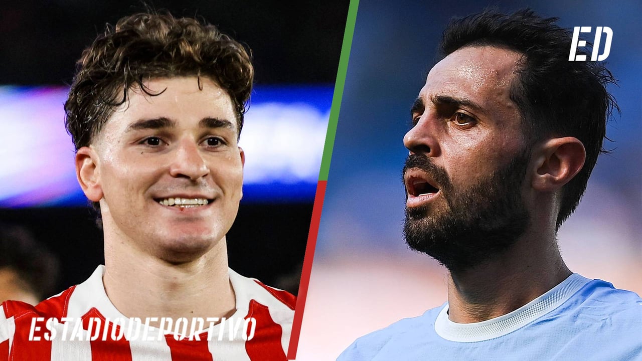 Atlético de Madrid y Barcelona, enfrascados con Julián Álvarez y Bernardo Silva