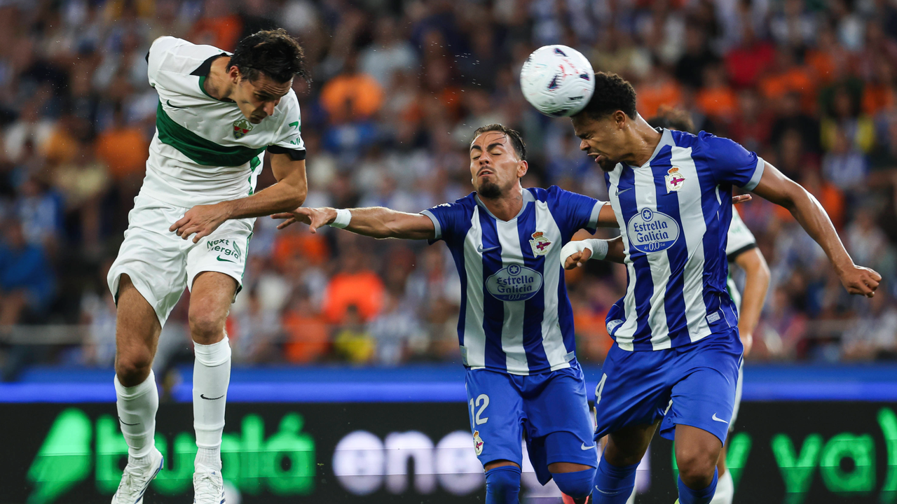 Deportivo 1-1 Elche: Debut agridulce en Riazor para blanquiazules e ilicitanos