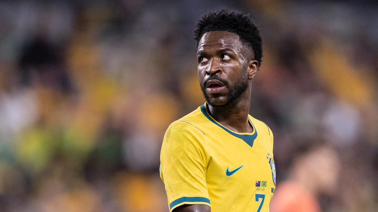 El video viral de Vinicius, jugador del Real Madrid, entrenando con Brasil: gritos de pánico y confusión