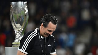 Unai Emery, tras perder otra Supercopa de Europa: "A pesar de todo, estamos orgullosos de lo que hemos logrado"