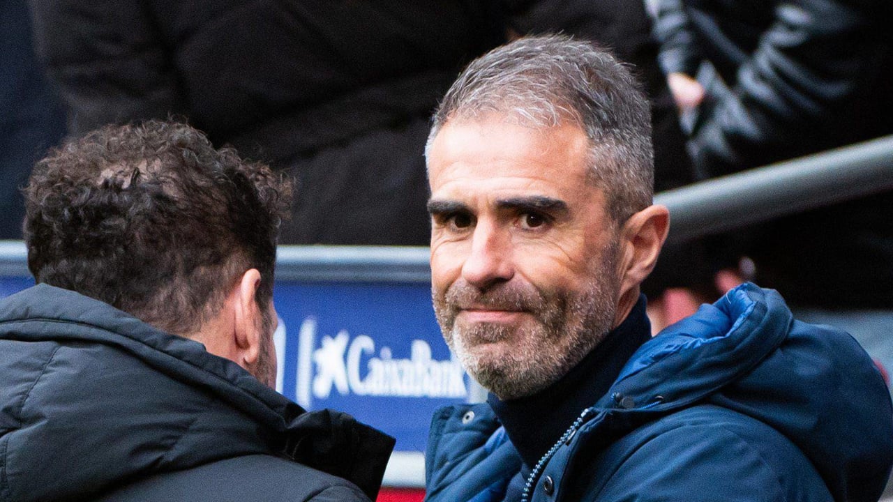 Gaizka Garitano lo asume y ya no mira al futuro con el Almería