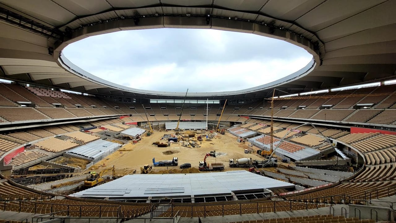 Las obras del Estadio La Cartuja estarán acabadas para la final de la Copa del Rey 2025
