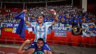 El Málaga, pletórico tras su ascenso a La Liga: "El año que viene más y mejor"