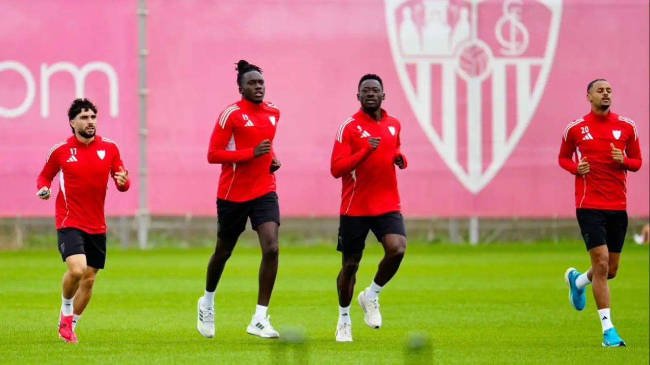El Sevilla prepara ya el encuentro ante el Alavés con un quinto lesionado y otros cinco apercibidos de sanción