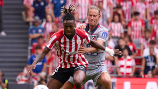 Vacile de la afición del Athletic Club a Marcos Llorente