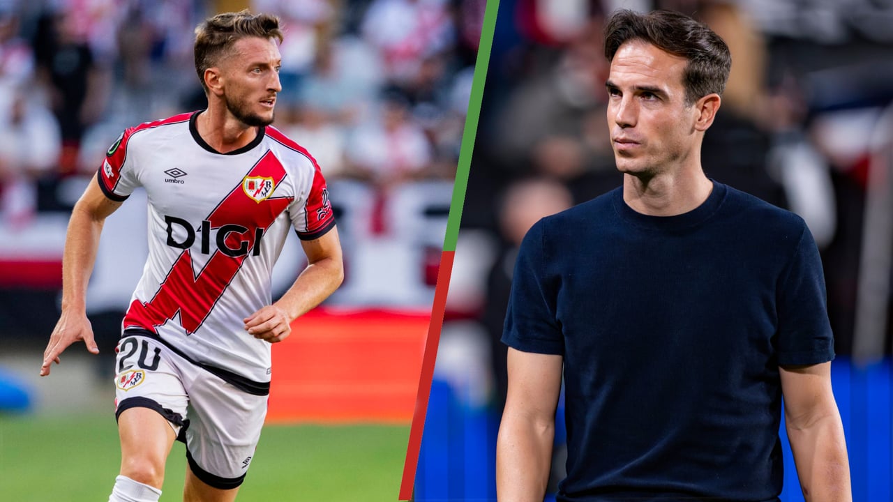 La discusión entre Íñigo Pérez y Balliu durante la eliminatoria de Copa del Rey ante el Alavés