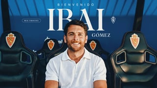 La reconstrucción en el Real Zaragoza empieza con el fichaje de Ibai Gómez en el banquillo