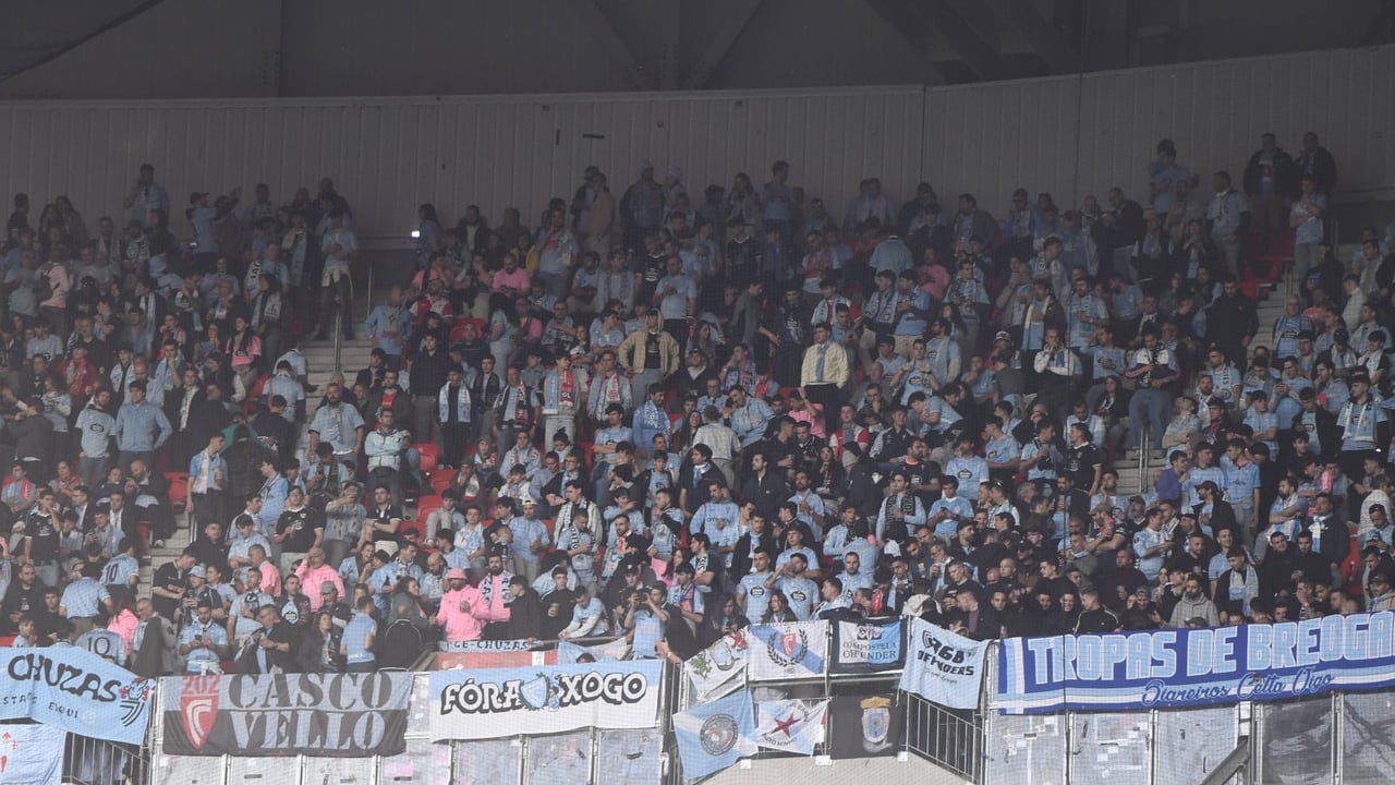 La afición del Celta de Vigo se corona en Europa