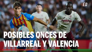 Alineaciones Villarreal - Valencia: Alineación posible de Marcelino y Corberán en el partido de hoy de LaLiga EA Sports