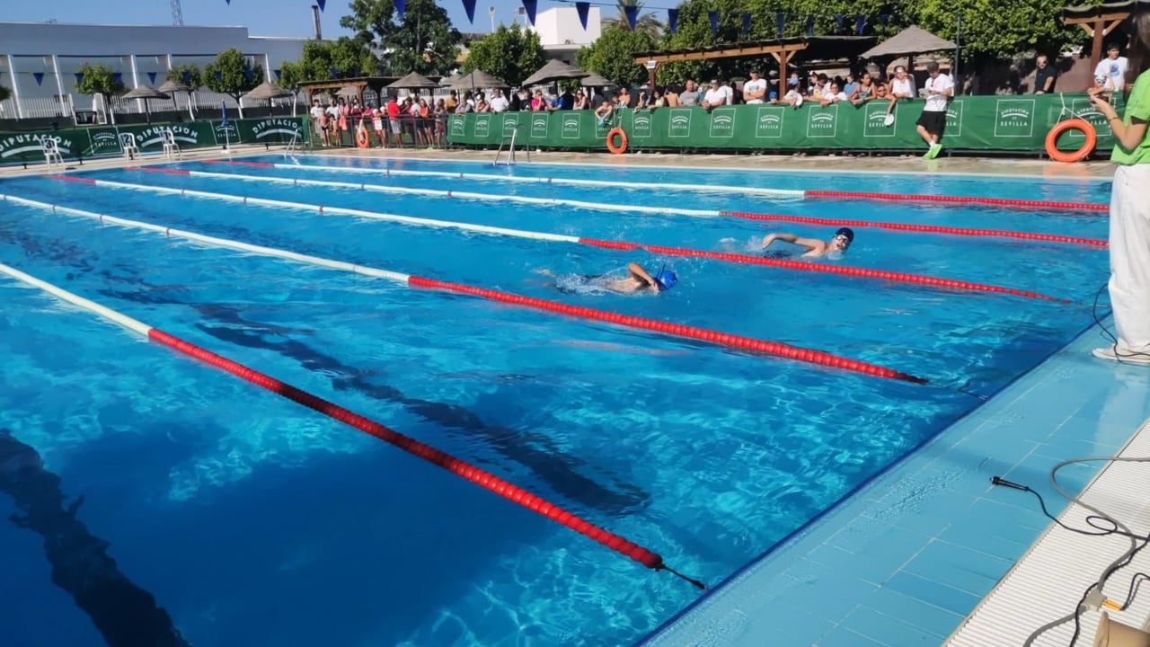 El Circuito Deportivo Provincial de Natación comienza con éxito en Aznalcázar, Arahal, Gerena y Pilas