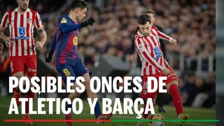 Alineaciones Atlético de Madrid - Barcelona: Alineaciones del Atlético y Barça en el partido de hoy de LaLiga EA Sports