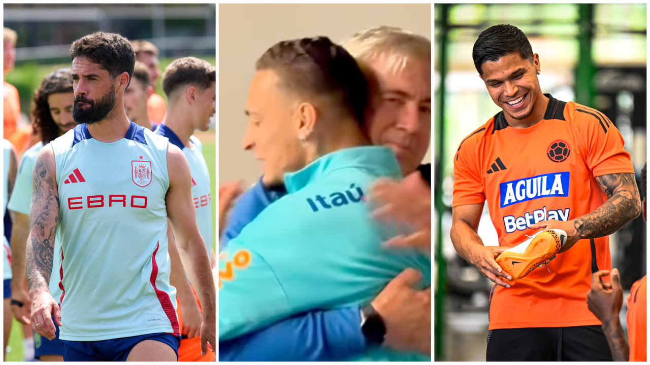 Antony, Isco y el 'Cucho': con los brazos abiertos