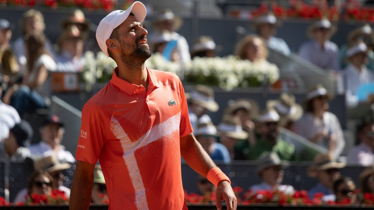 Djokovic, por debajo de Nadal en su retirada