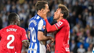 ¿Qué le dijo Oyarzabal a Juan Iglesias? El capitán de la Real Sociedad fue a pedir explicaciones al vestuario del Getafe
