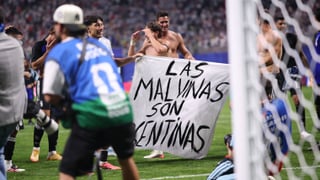 Reino Unido exige una investigación por la pancarta argentina de las Islas Malvinas