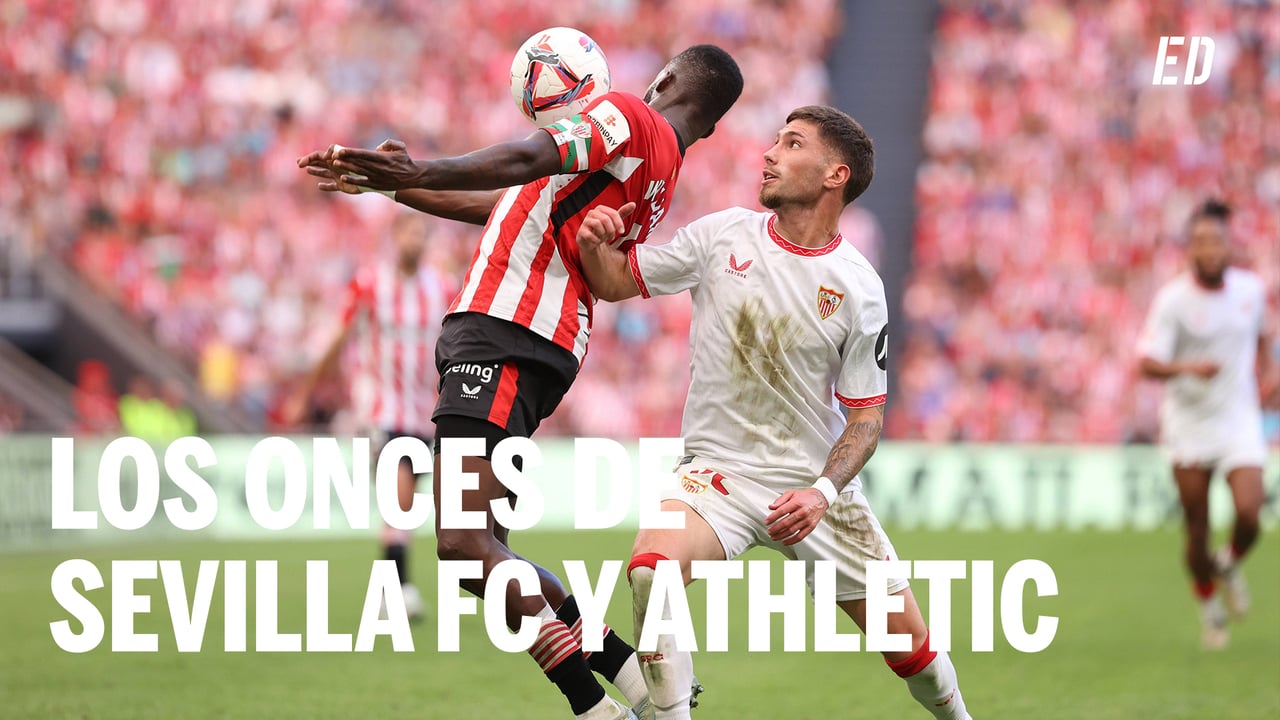 Alineaciones Sevilla - Athletic: Onces confirmados de Sevilla FC y Athletic en la jornada 28ª de LaLiga EA Sports