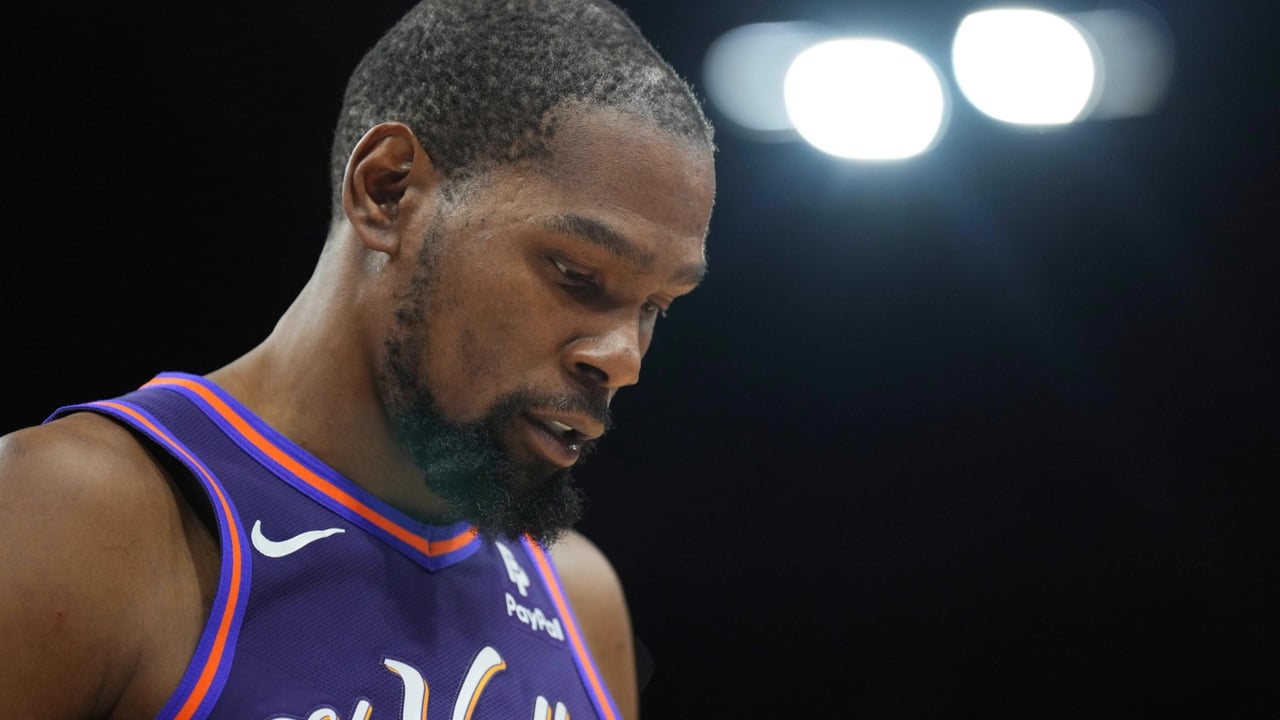 Tremendo susto para Kevin Durant