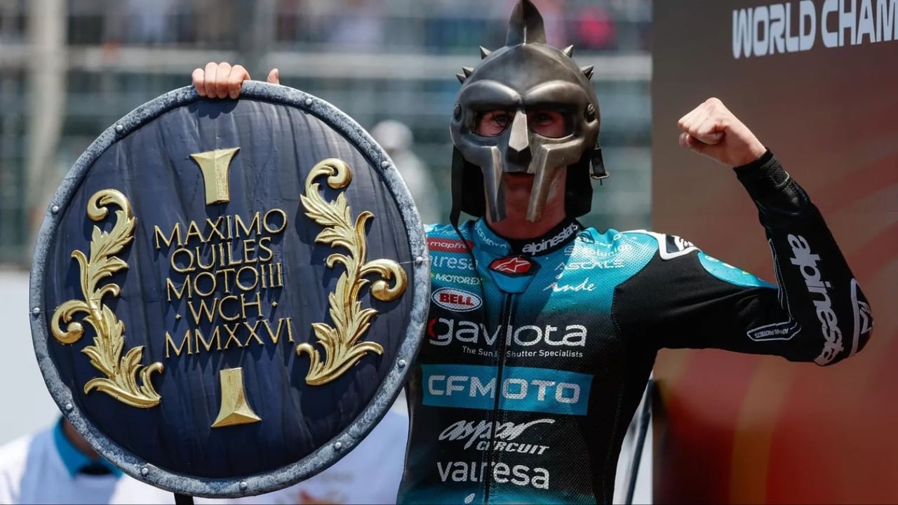 Máximo Quiles, campeón del mundo de Moto3 y heredero de Marc Márquez: "Voy a ser un gladiador para conseguirlo"