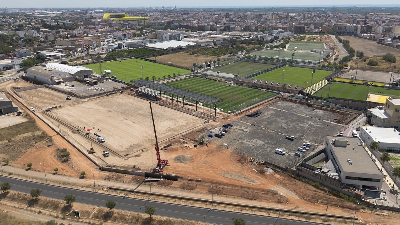 El Villarreal amplía su Ciudad Deportiva con 10.000 metros cuadrados y un nuevo campo